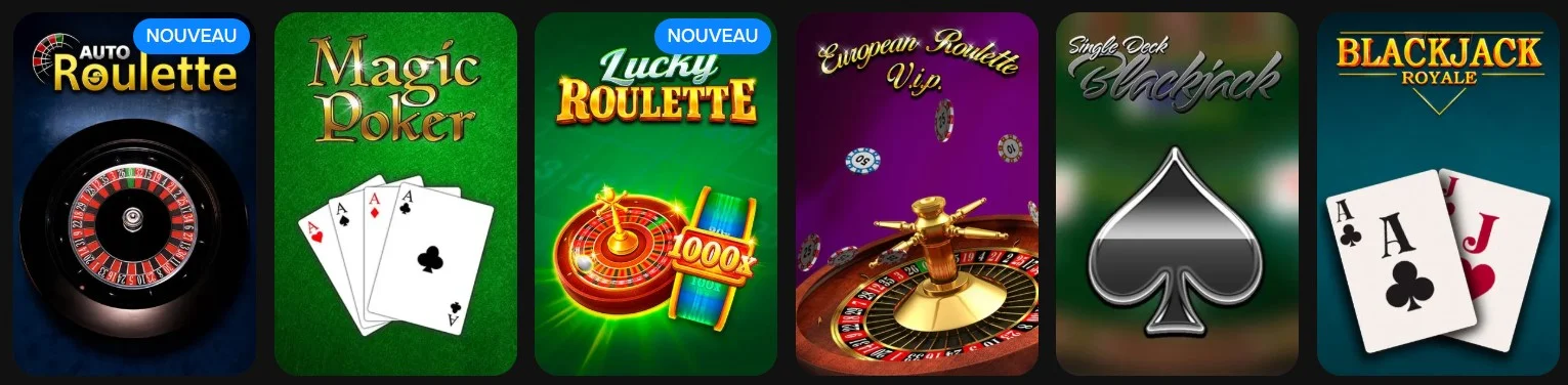 Jeux de table